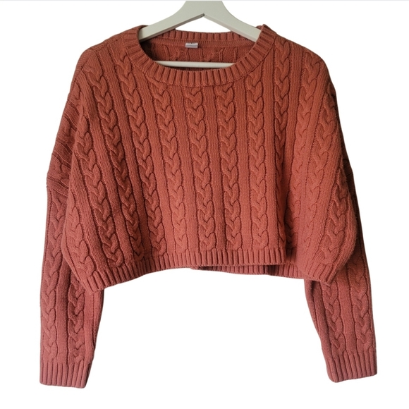 Twik Twisted Cropped Cable Knit Sweater Size XS - Picture 1 of 11